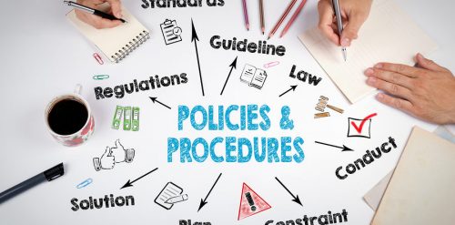 Picture of different HIPAA polices and procedures