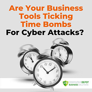 Business Cyber attack ticking clocks