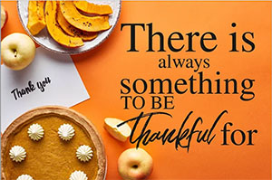 Time to Stop and Be Thankful