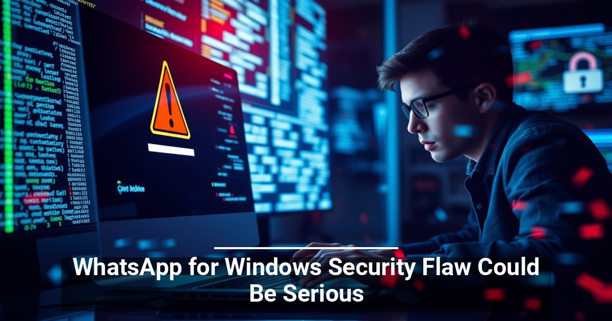 Serious WhatsApp for Windows Security Flaw