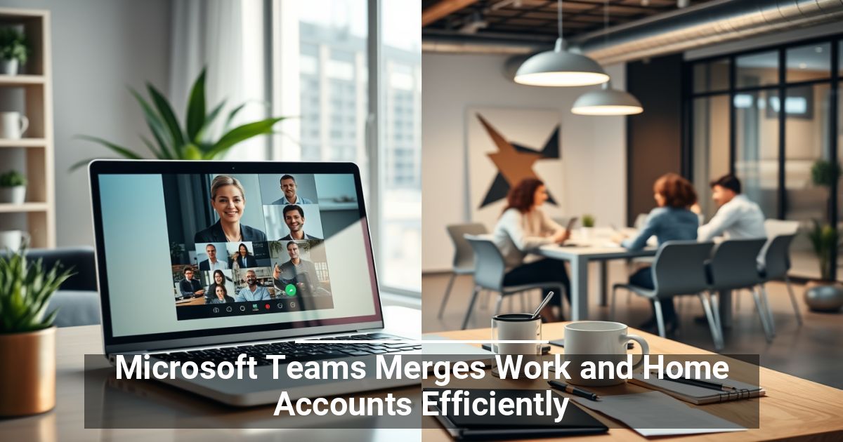 Microsoft Teams Merges Work Home Accounts
