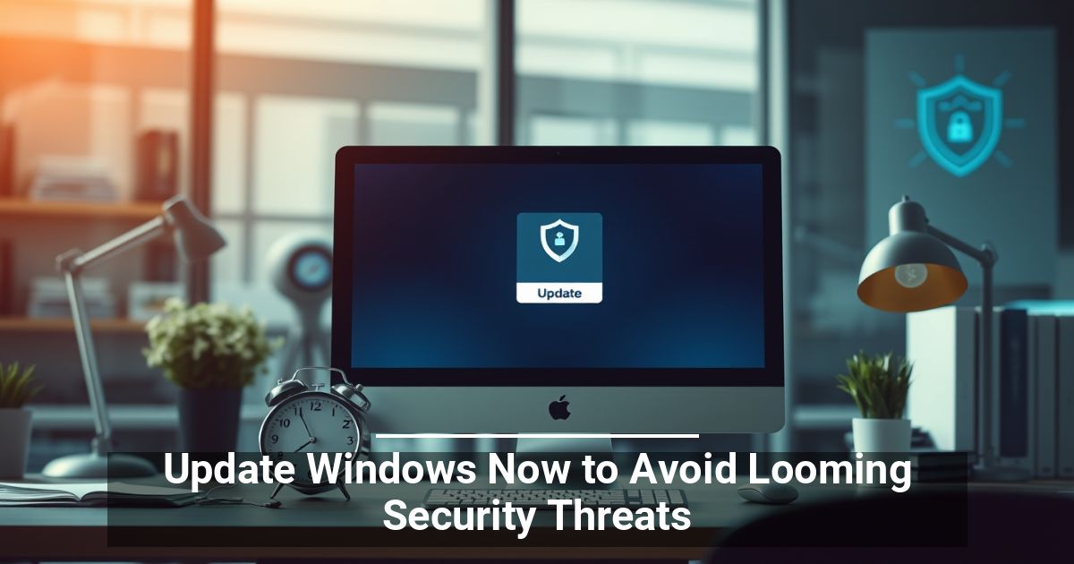Update Windows to Avoid Looming Security Threats