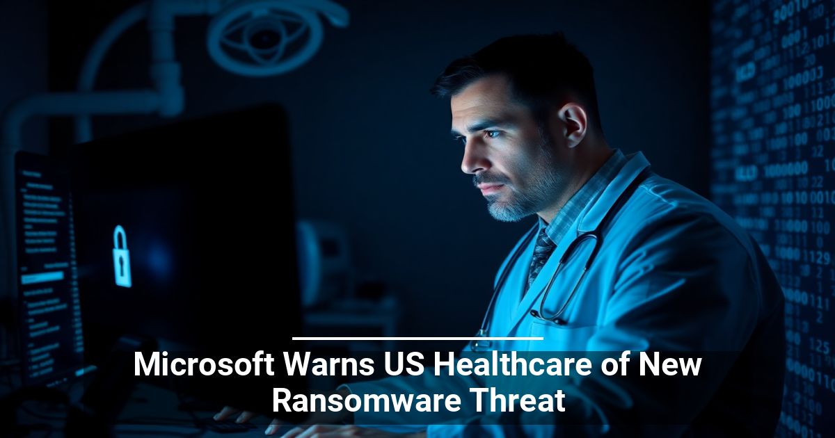 US Healthcare Warned of New Threat