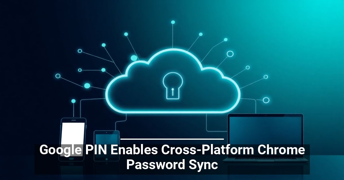 Google PIN Enables Chrome Password Sync