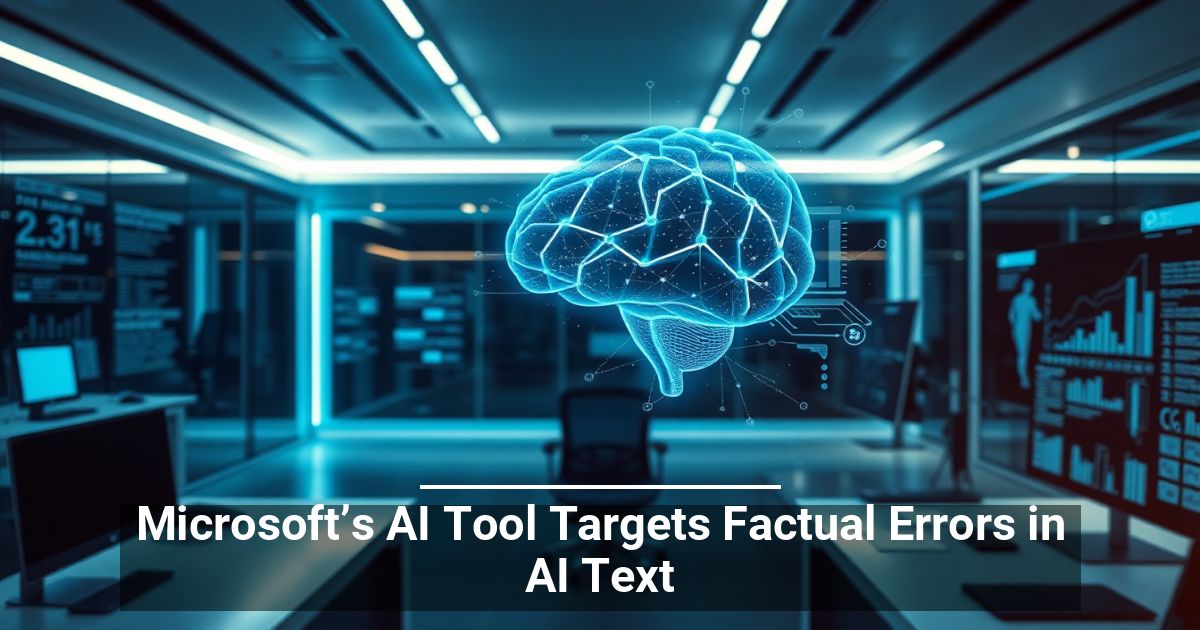Microsoft’s AI Tool Targets Errors