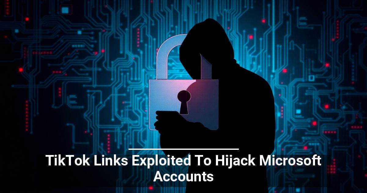 TikTok Links Exploited To Microsoft Accounts