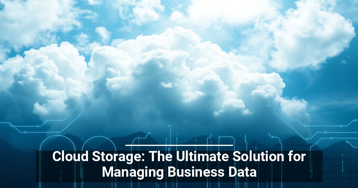 The Ultimate Solution For Business Data