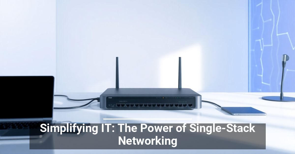 Power of Single-Stack Networking