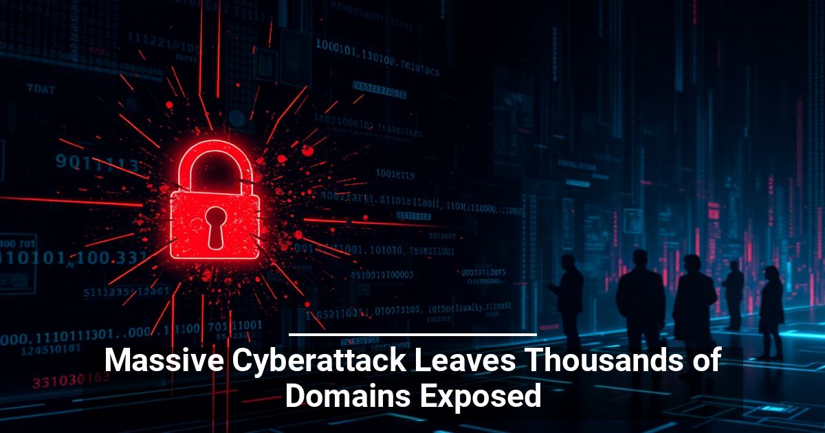 Cyberattack Leaves Thousands of Domains Exposed