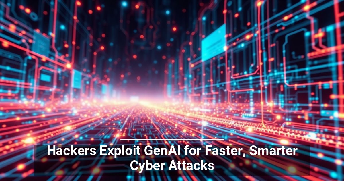 Hackers Exploit GenAI for Faster, Cyber Attacks
