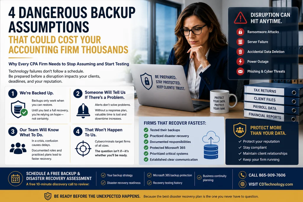 4 Dangerous Backup Assumptions That Could Cost Your Accounting Firm Thousands