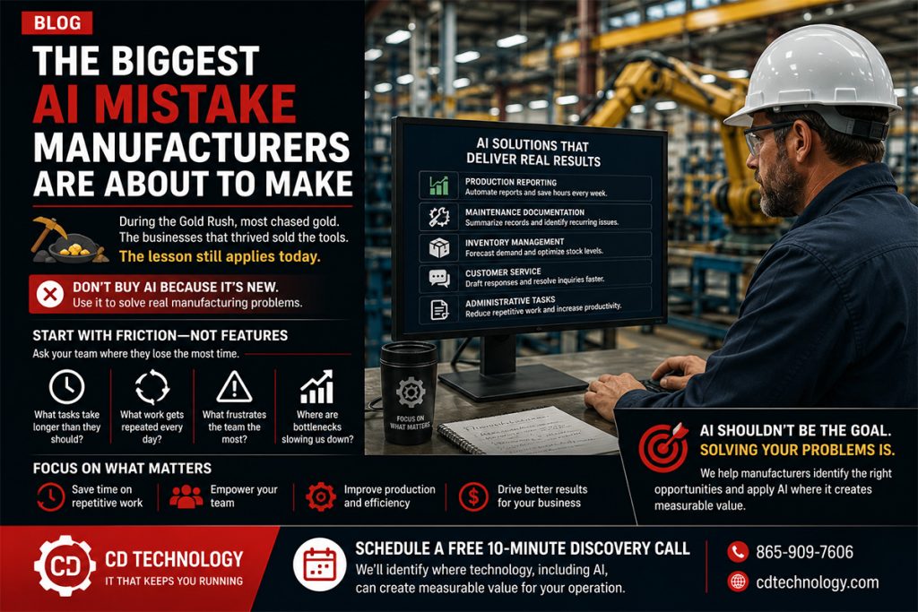 The Biggest AI Mistake Manufacturing Companies Are About to Make